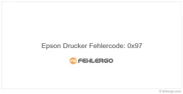 Epson Drucker Fehlercode: 0x97