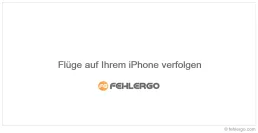 Flüge auf Ihrem iPhone verfolgen